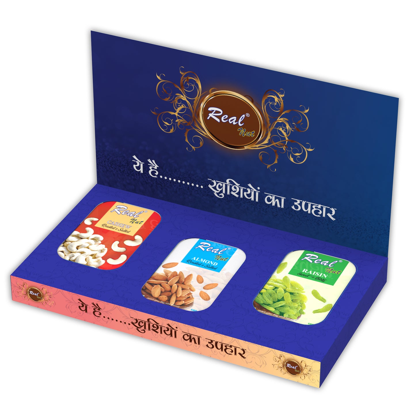 A Gift Inside Flora Dried Fruit and Nut Tray India | Ubuy