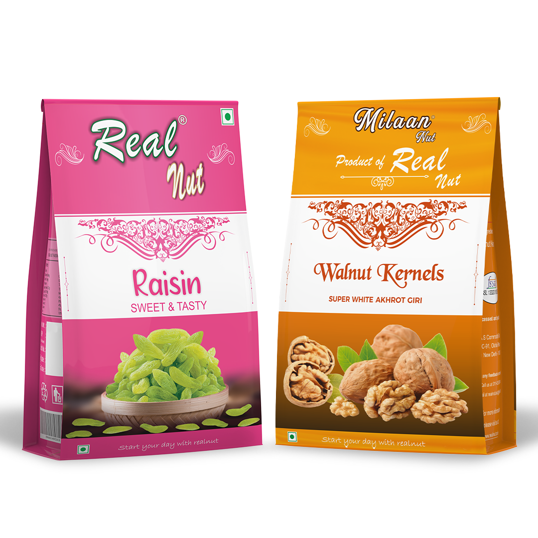 WALNUT KERNEL and RAISINS SWEET TASTY